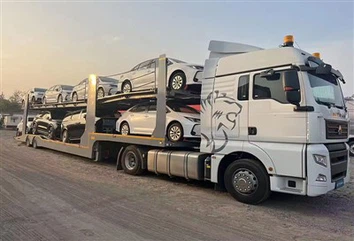دو لایه هیدرولیک بالابر ماشین حامل نیمه تریلر